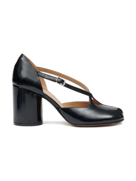 Czółenka Maison Margiela skórzana czarna
