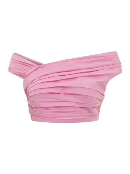 Krótki top Dsquared2 różowy