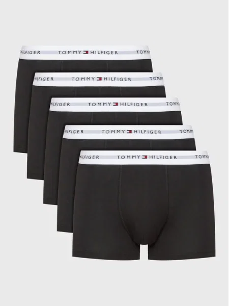 Boxeralsó Tommy Hilfiger Trunk 3 pár black/black/black/black/black. Méret: M fekete