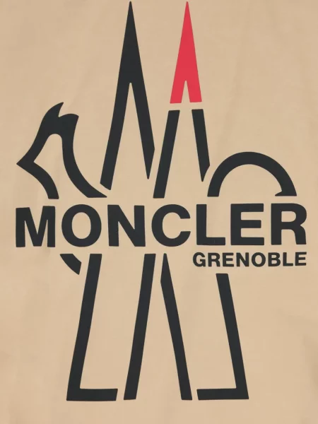 Kurtka Moncler Grenoble z kapturem z nadrukiem