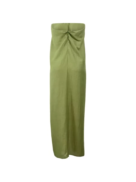 Top Cult Gaia cu gât halter verde