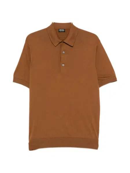 Scurt tricou polo Zegna roșu