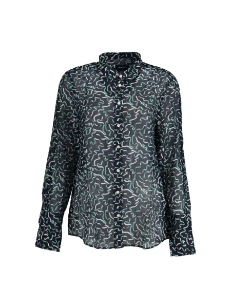 Koszula Gant skórzana czarna