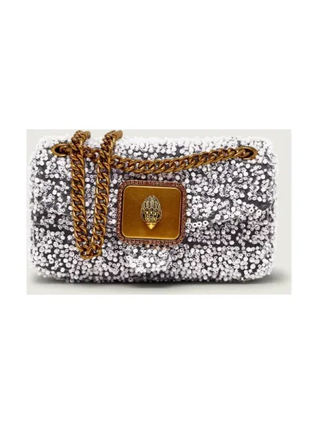 Geanta crossbody Kurt Geiger argintiu