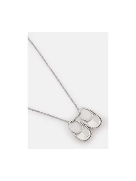 Coperni naszyjnik Locket Necklace szary