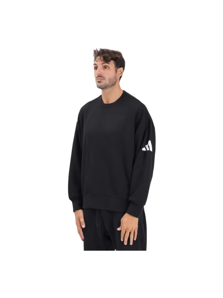 Adidas Bluzy Mężczyzna M Essentials Sweter czarny