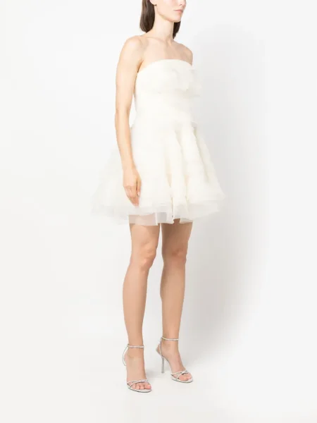 Rochie Ana Radu cu volane din organza
