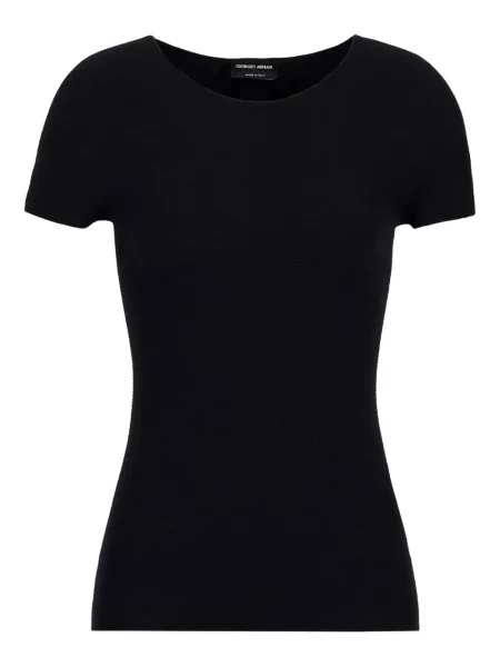 Scurt top Giorgio Armani tricotate albastru