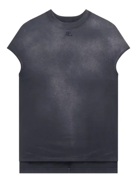 Tricou Courreges gri