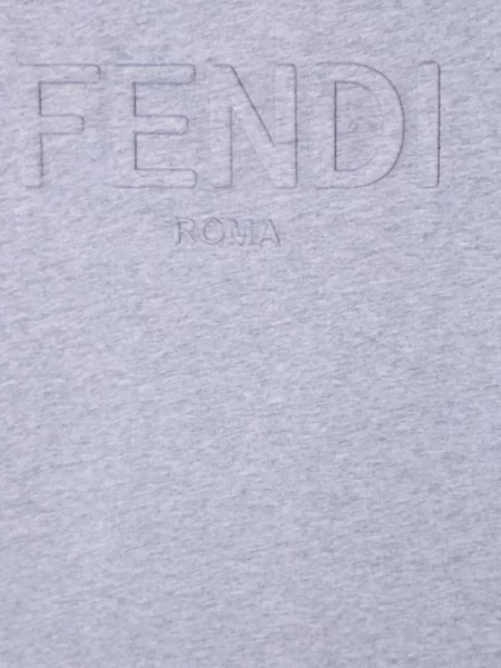 Koszulka dziecięca Fendi szara