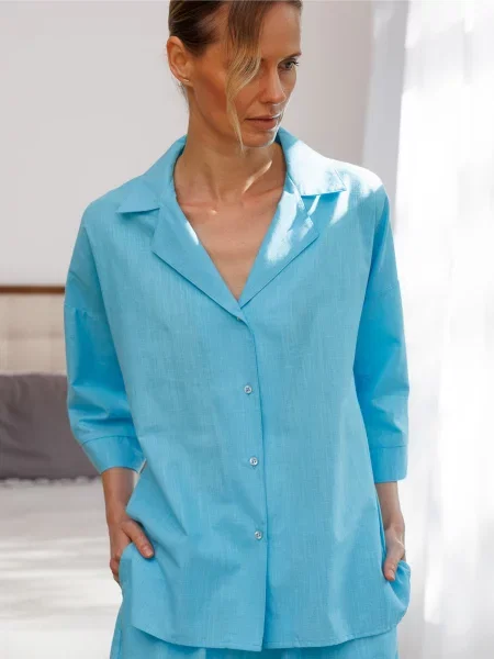 Сорочка Leinle блакитний