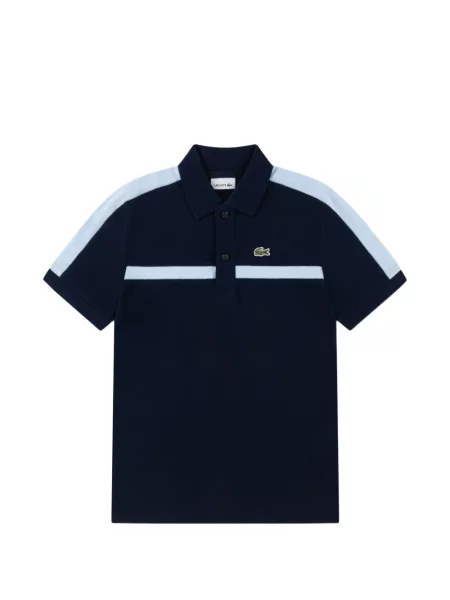 Koszulka polo dziecięca Lacoste niebieska