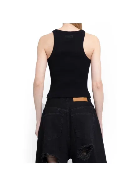 Top Vetements bez rękawów czarny