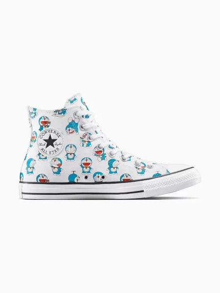 Сникърси Converse Chuck Taylor All Star Doraemon White/ Hawaiian Gold/ Flamingo EUR 39 бяло