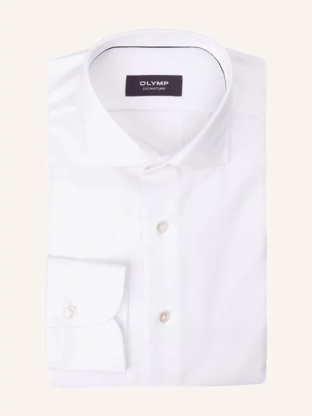 Olymp Signature Koszula Tailored Fit weiss biała