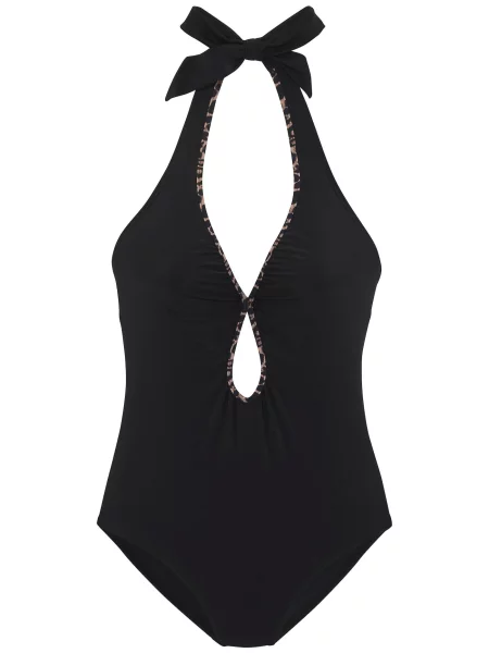 LASCANA Enodelne kopalke rjava črna