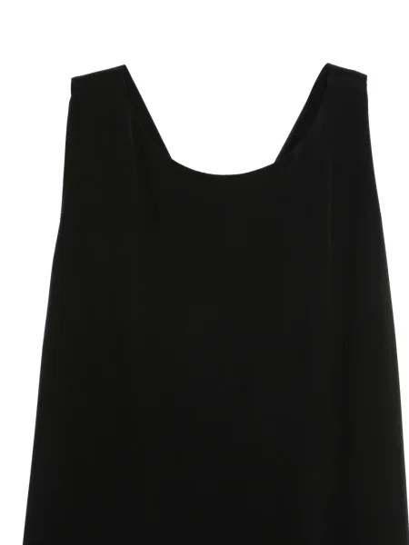 Rochie maxi Aspesi cu decolteu în U de costum negru