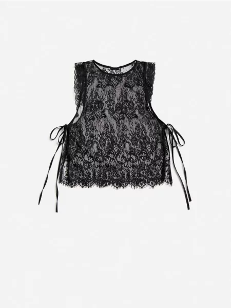 Reserved LADIES` PONCHO negru