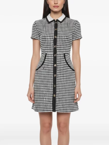Rochie mini Maje cu model pepito alb