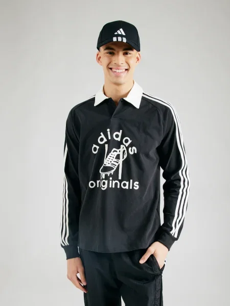 Polo majica adidas črna