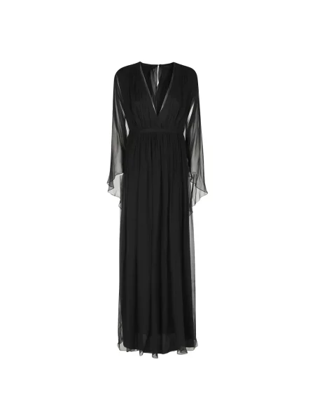 Sukienka maxi Alberta Ferretti czarna