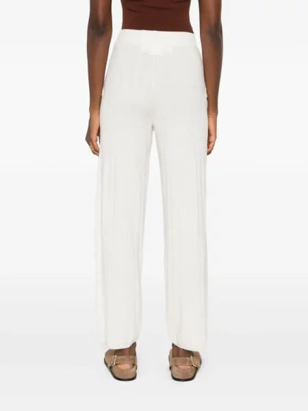 Pantaloni Max Mara tricotate alb
