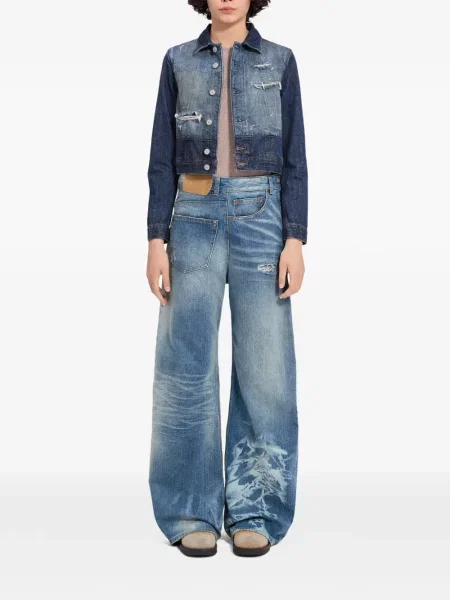 Széles szárú farmer Mm6 Maison Margiela kék