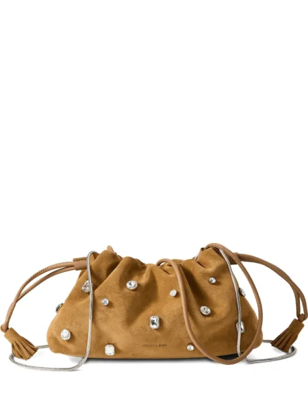Geantă Veronica Beard de cristal maro
