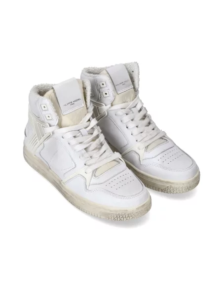 Sneakersy Philippe Model skórzane białe