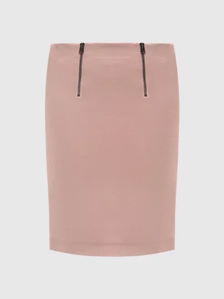 Спідниця з блискавками Tom Ford рожева