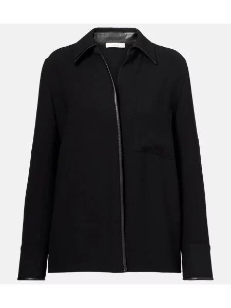 Cămașă Vince din piele negru