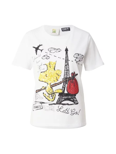 PRINCESS GOES HOLLYWOOD Tricou galben închis / roșu / negru alb