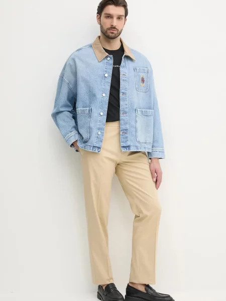 Marciano Guess spodnie ALVIN w fasonie chinos beżowy