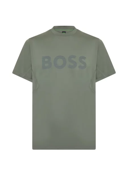 Tricou Boss cu autograf verde