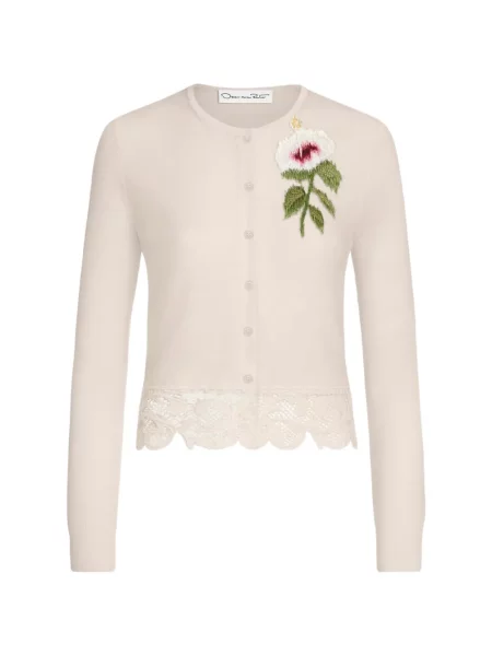 Decupat cardigan Oscar De La Renta