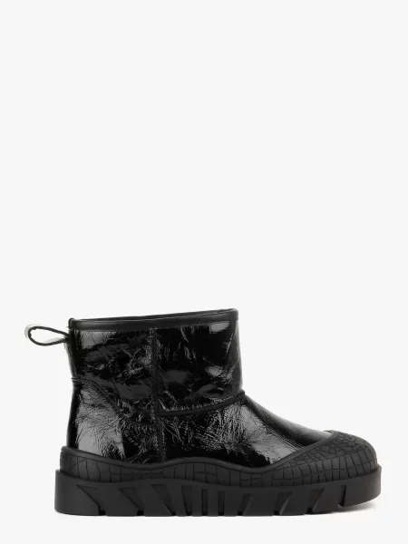 Чоботи LeBERDES лакова натуральна шкіра чорний