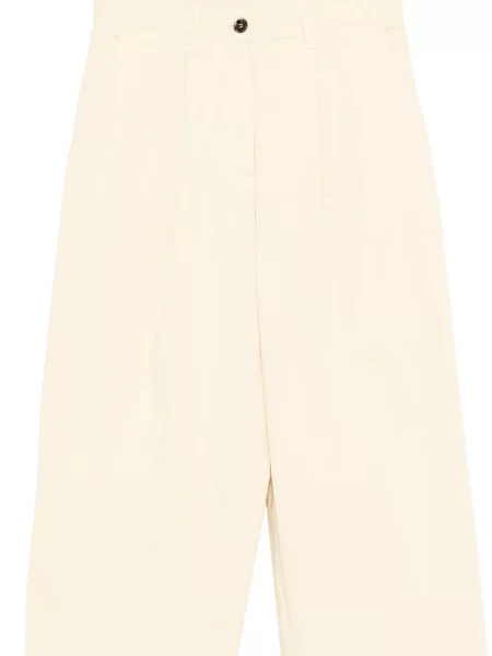 Pantaloni palazzo Nine In The Morning galben