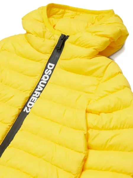 Kurtka dziecięca Dsquared2 żółta