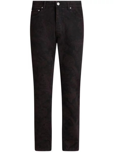 Дънки Etro с пейсли десен червено