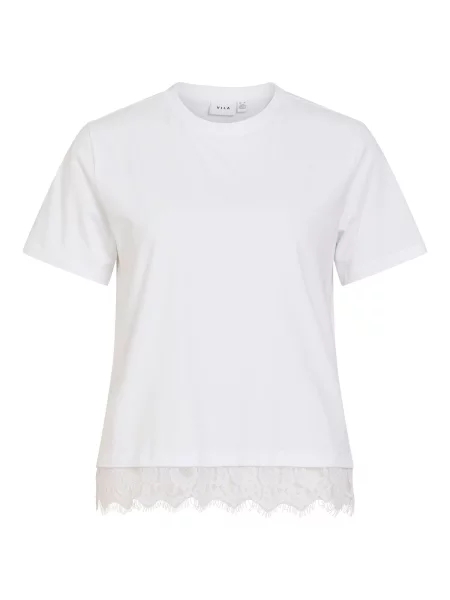 VILA Tricou VINORA' alb