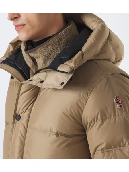 Geacă cu puf Moncler Grenoble bej
