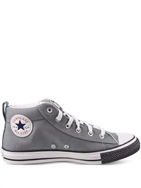 Kožené retro tenisky Converse Chuck Taylor All Star s výšivkou černé