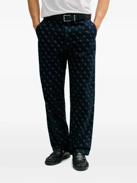 Pantaloni chino Guess albastru