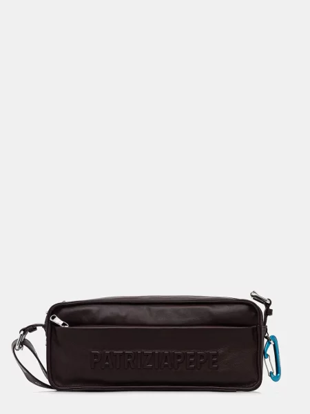 Patrizia Pepe torebka skórzana brązowy