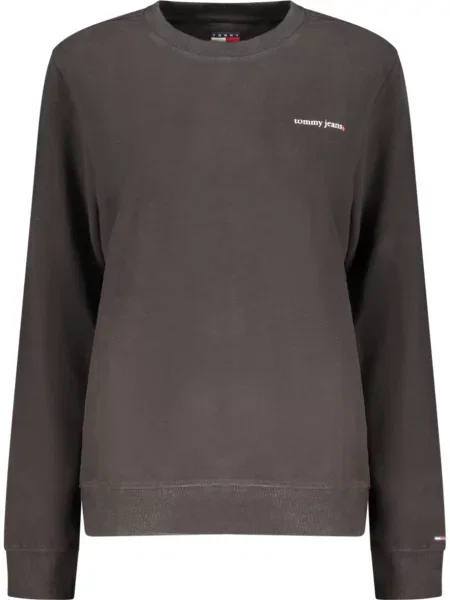 Geacă Tommy Hilfiger cu glugă negru