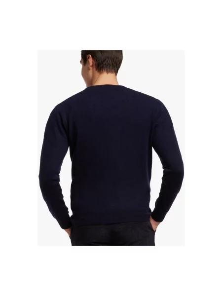 Sweter Brooks Brothers z kaszmiru niebieski