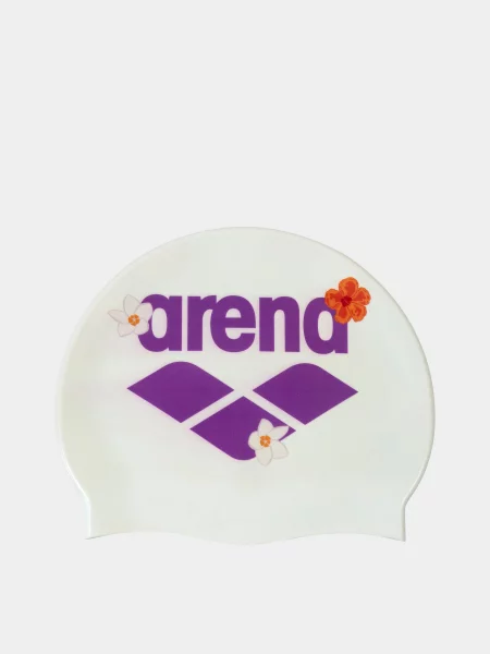 Arena Шапочка для плавання Унісекс Силікон білий