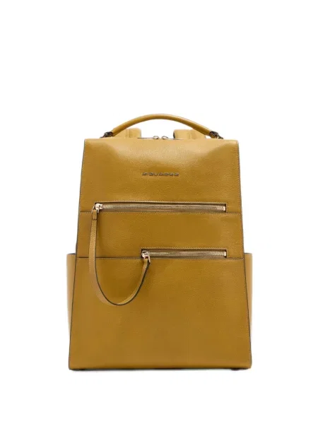 Rucsac Piquadro din piele galben