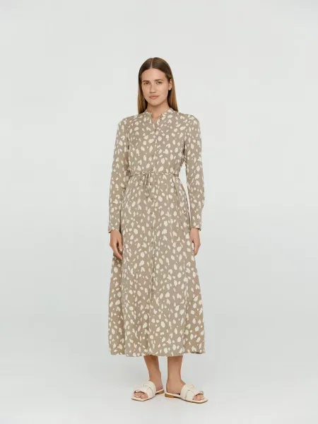 Сукні PRPY тканина бежевий