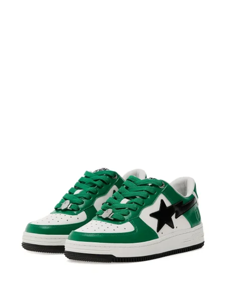 Sneakerși A Bathing Ape® din piele verde